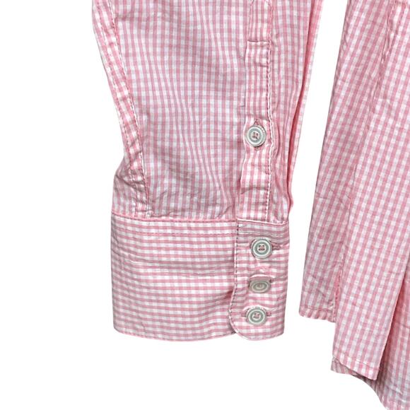 ARIAT Shirt Kirby Button Down Pink White Gingham XXL Western Cowgirl Equestrian - Picture 14 of 16